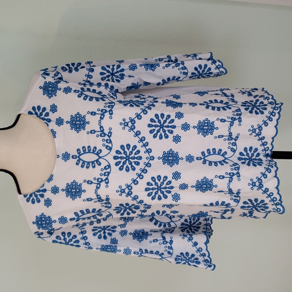 Ruby Rd Ladies Embroidered Top